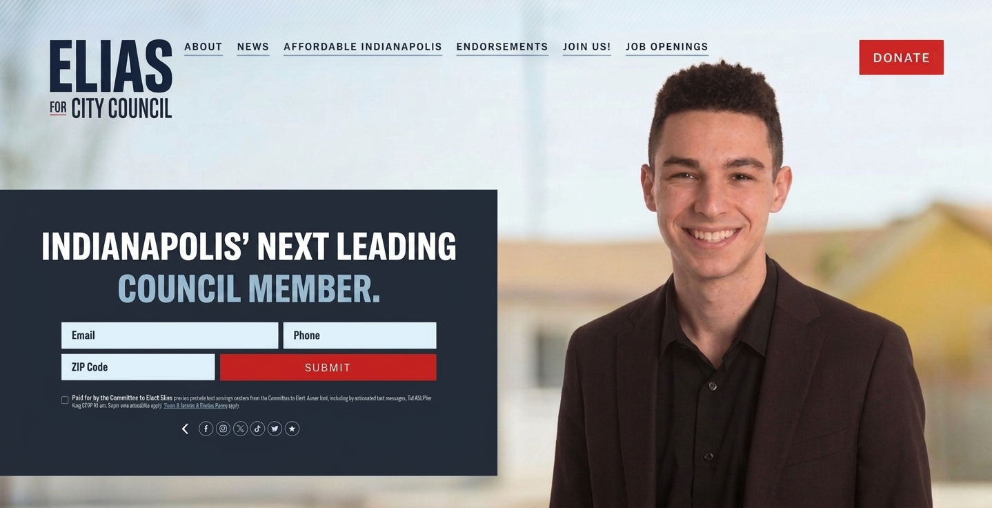 Elias Campaign Website